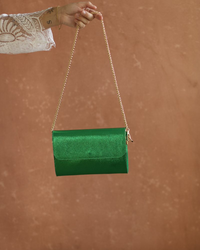 Tas Valencia Metallic Groen